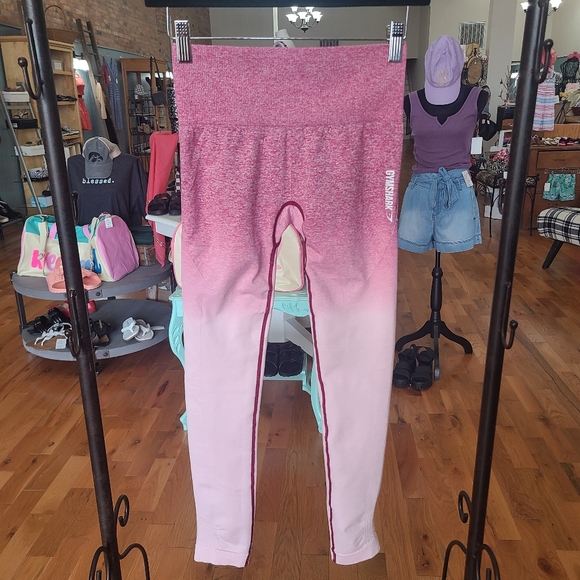 Gymshark Pink Ombre Leggings Size XS - Picture 2 of 5